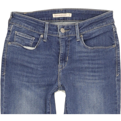 Levi's Women Blue Straight Classic Stretch Jeans W28 L28