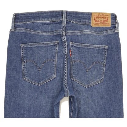 Levi's Women Blue Straight Classic Stretch Jeans W28 L28