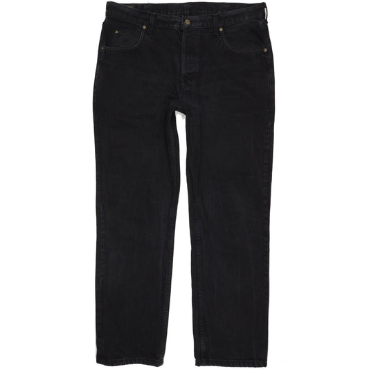 Lee Chicago Men Black Straight Regular Jeans W38 L32