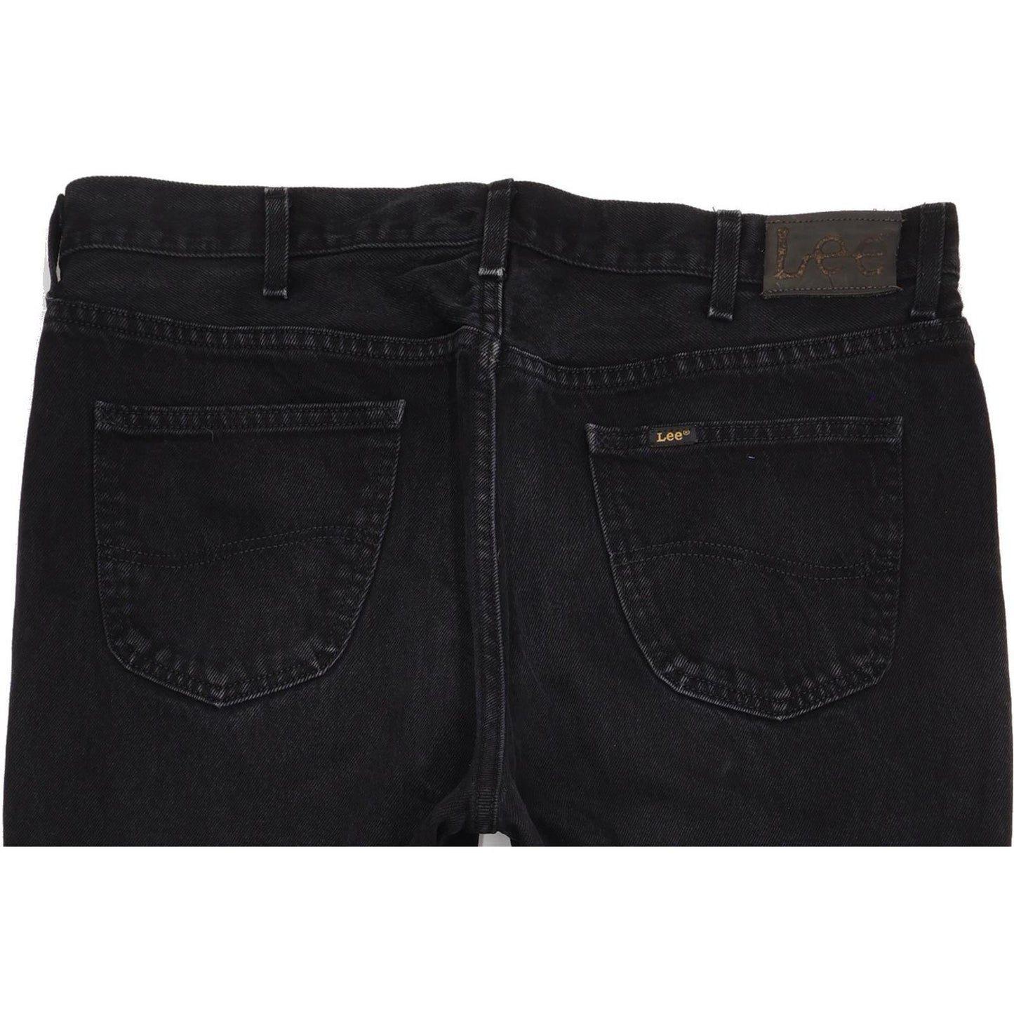 Lee Chicago Men Black Straight Regular Jeans W38 L32