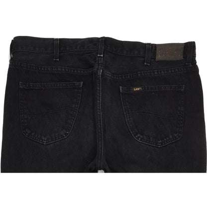 Lee Chicago Men Black Straight Regular Jeans W38 L32