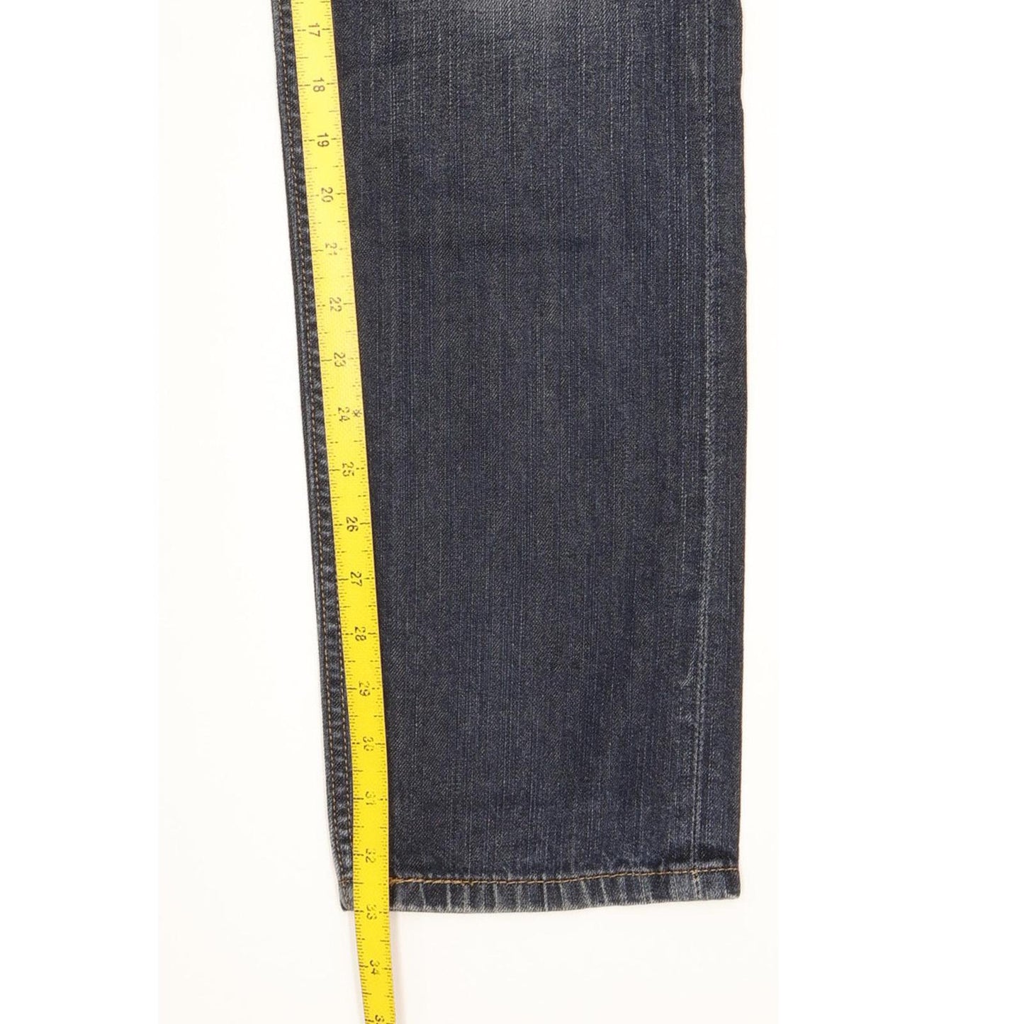 Levi's 508 Men Blue Straight Slim Stretch Jeans W34 L33