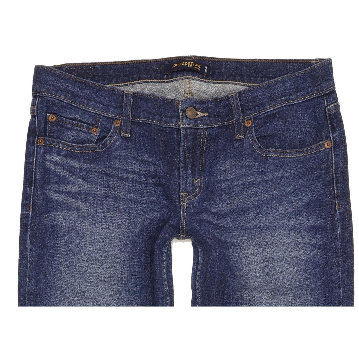 Levi's 524 Women Blue Bootcut Slim Stretch Jeans W32 L31