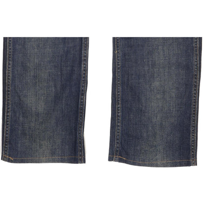 Wrangler 4RRB Men Blue Straight Regular Jeans W34 L33