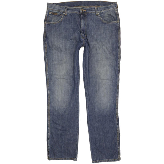 Wrangler Texas Men Blue Straight Regular Jeans W38 L32