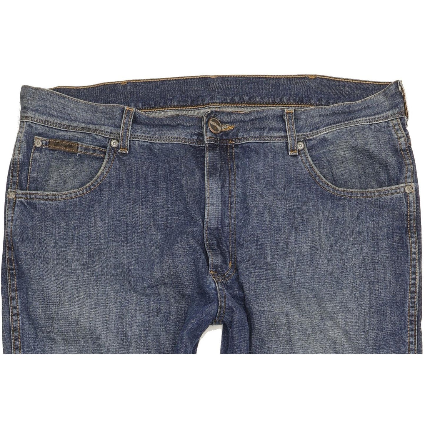 Wrangler Texas Men Blue Straight Regular Jeans W38 L32