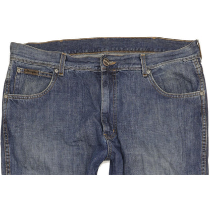 Wrangler Texas Men Blue Straight Regular Jeans W38 L32