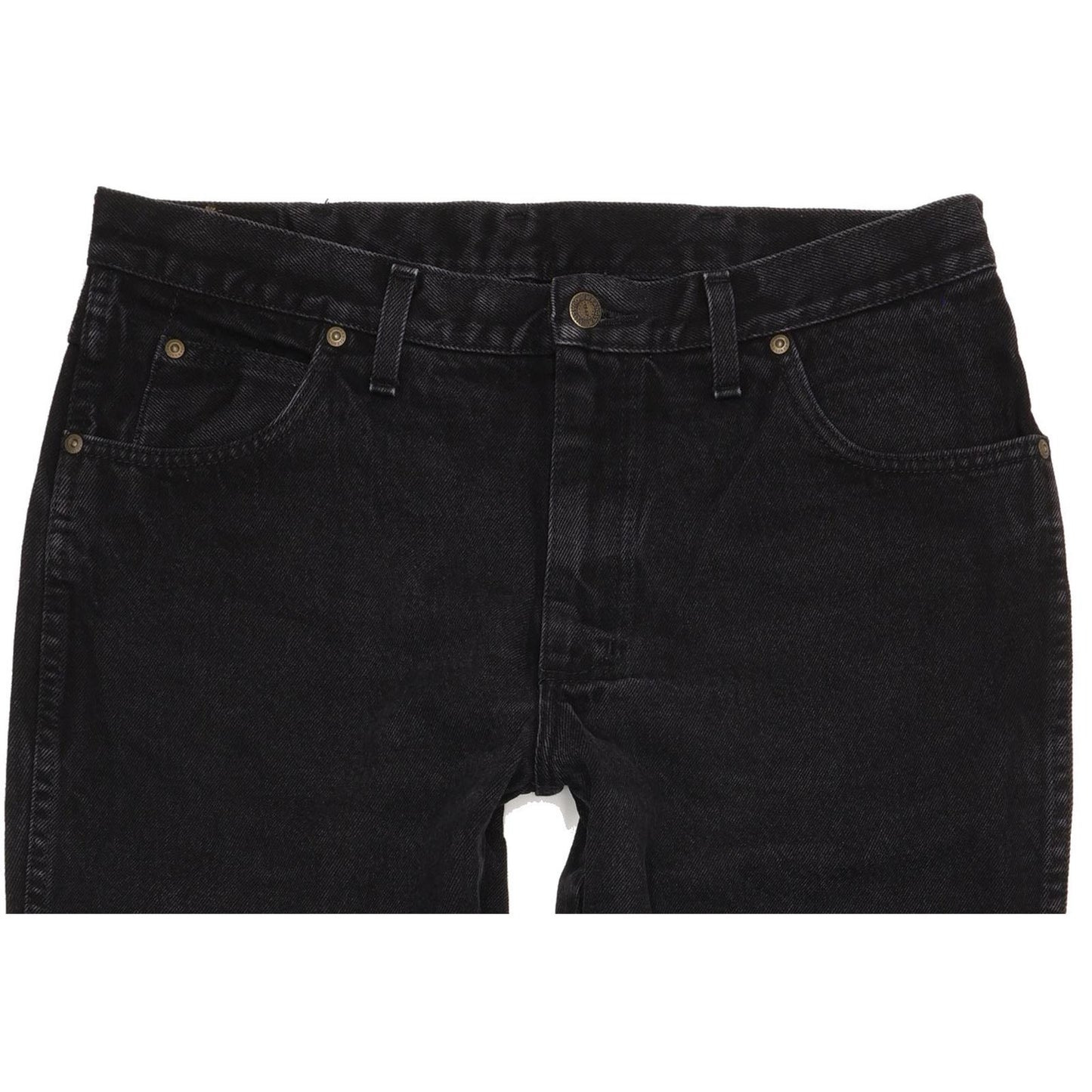Wrangler Men Black Straight Regular Jeans W36 L29