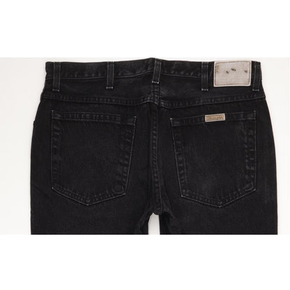 Wrangler Men Black Straight Regular Jeans W36 L29
