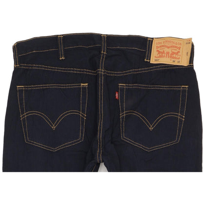 Levi's 501 Men Navy Straight Regular Trousers W38 L32
