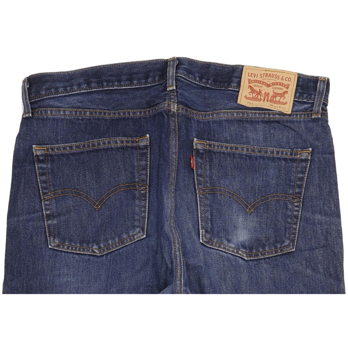 Levi's 751 Men Blue Straight Regular Jeans W36 L31