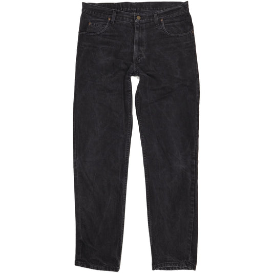 Lee Brooklyn Men Black Straight Regular Jeans W35 L34