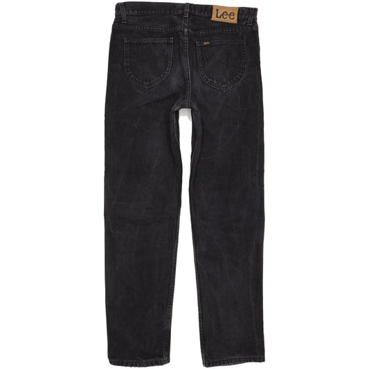 Lee Brooklyn Men Black Straight Regular Jeans W35 L34