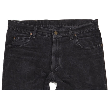 Lee Brooklyn Men Black Straight Regular Jeans W35 L34