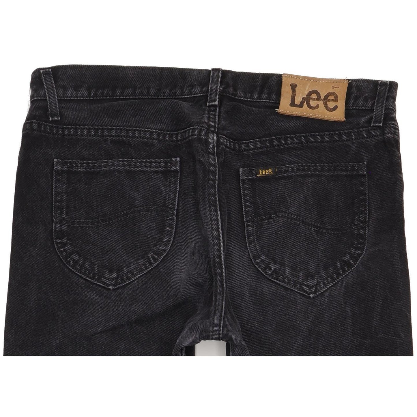 Lee Brooklyn Men Black Straight Regular Jeans W35 L34
