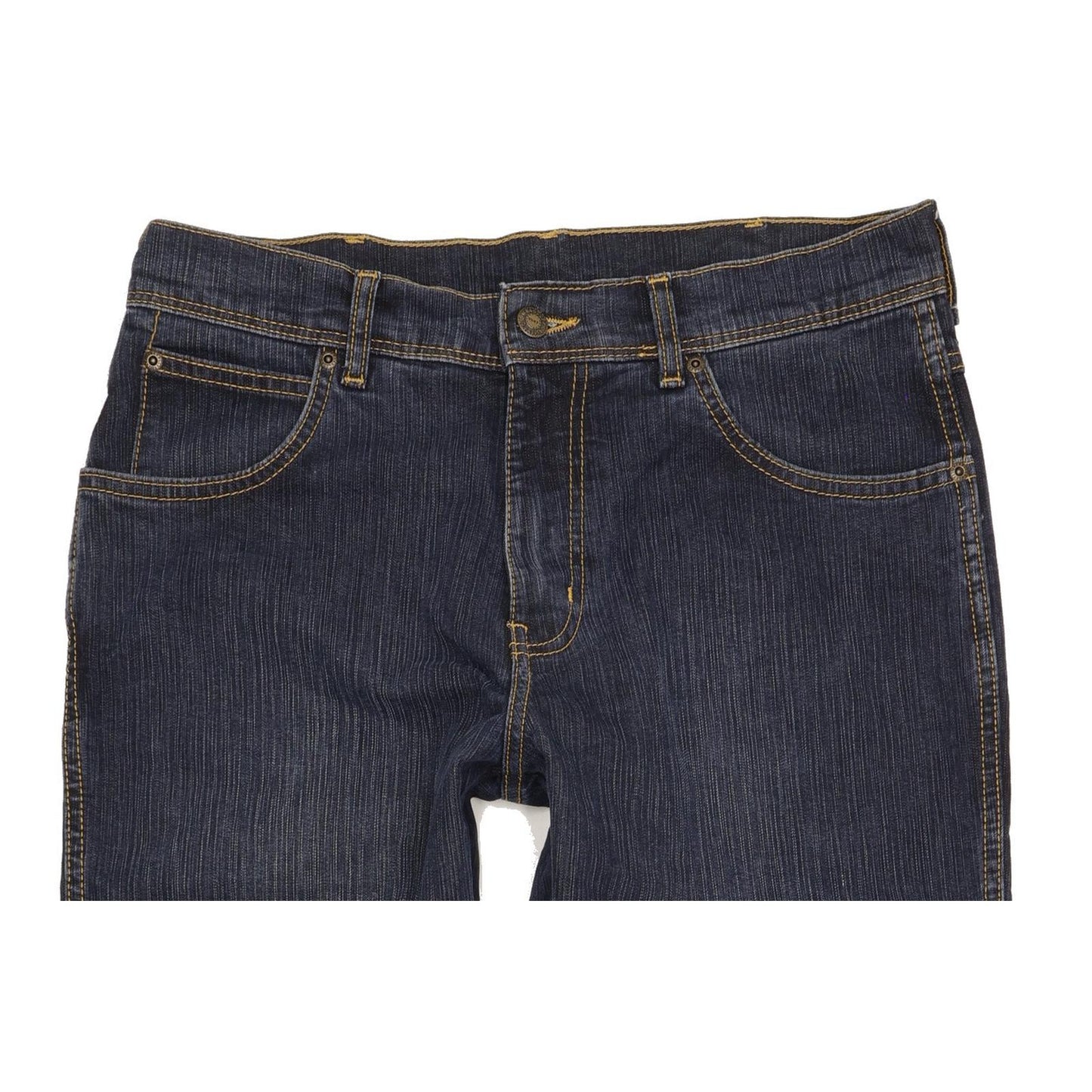 Wrangler Men Blue Straight Regular Stretch Jeans W33 L32