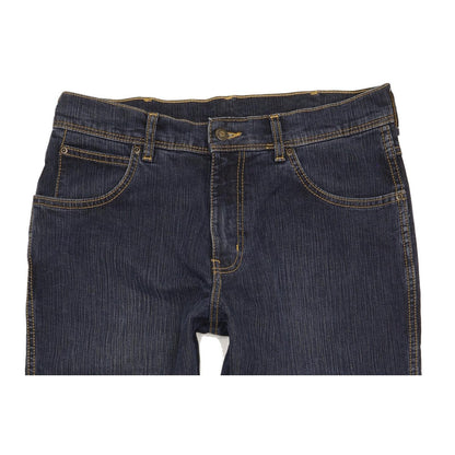 Wrangler Men Blue Straight Regular Stretch Jeans W33 L32