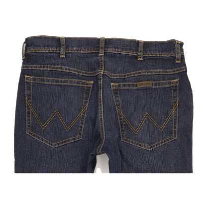Wrangler Men Blue Straight Regular Stretch Jeans W33 L32
