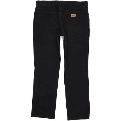 Wrangler Texas Men Black Straight Regular Jeans W38 L32