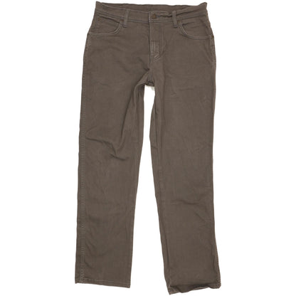 Wrangler Durable Quality Men Grey Straight Regular Stretch Jeans W33 L31