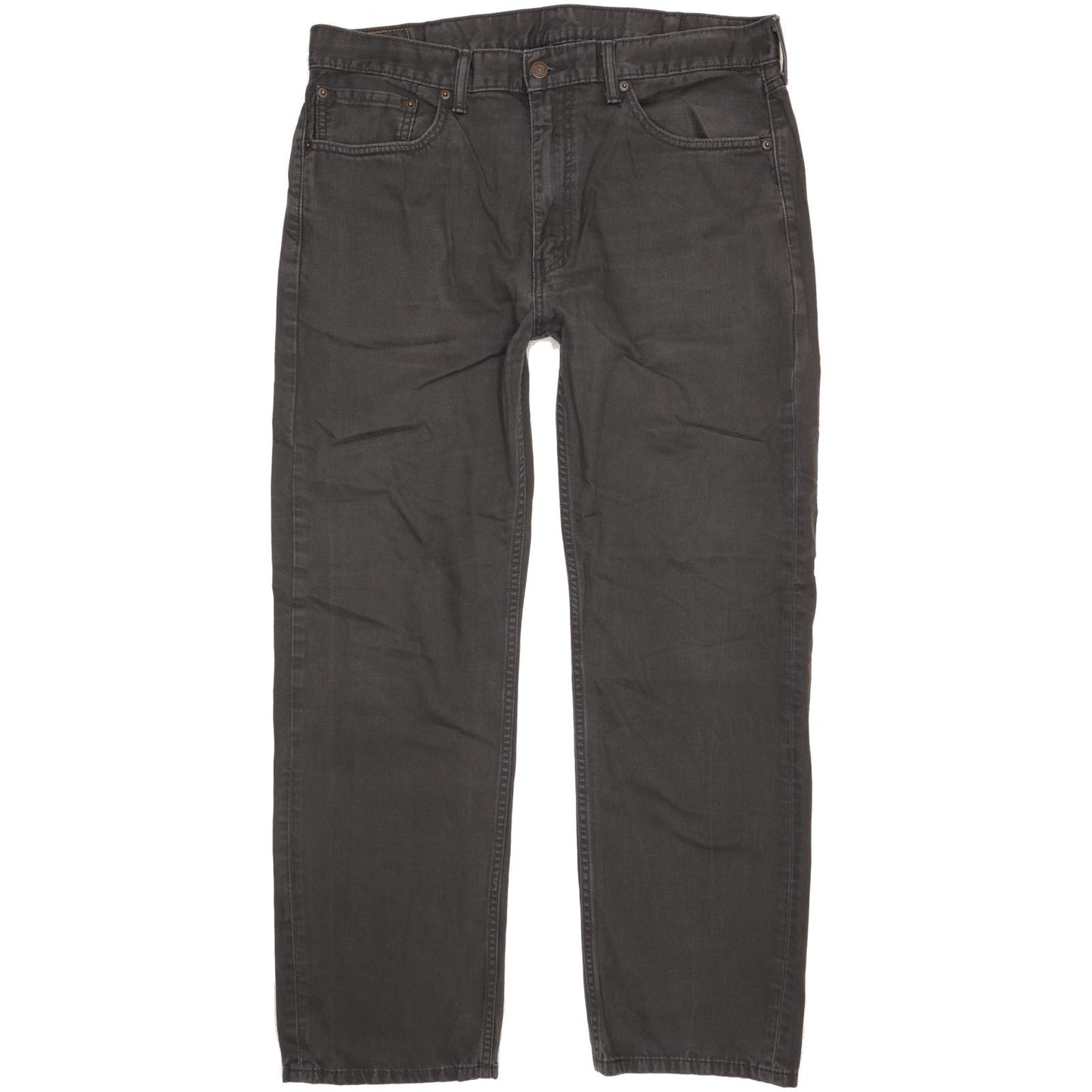 Levi's 505 Men Grey Straight Regular Jeans W38 L31