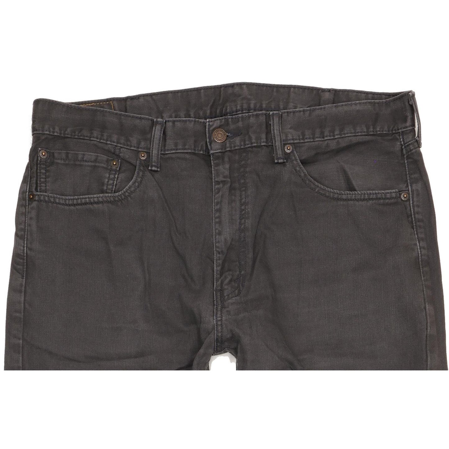 Levi's 505 Men Grey Straight Regular Jeans W38 L31