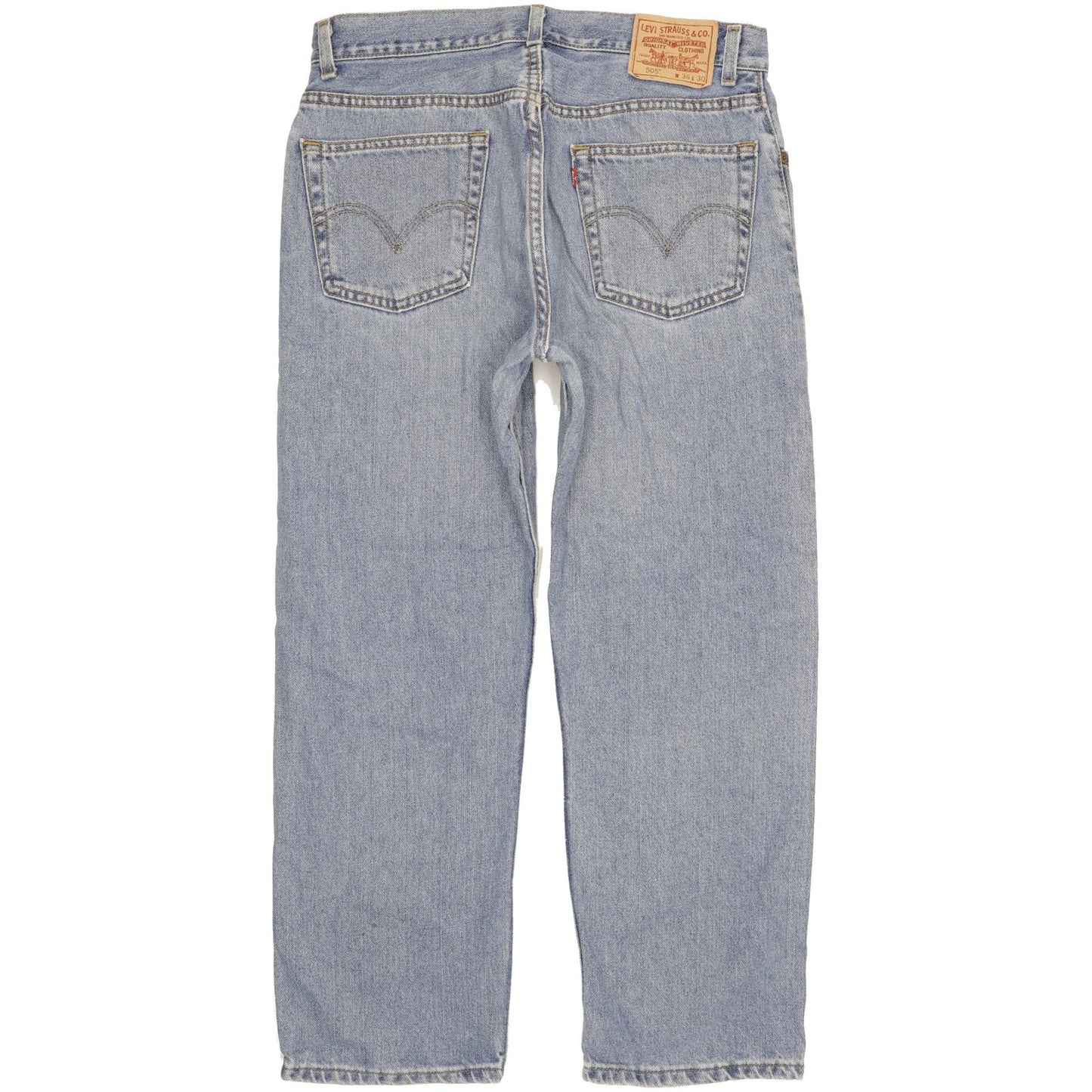 Levi's 505 Men Blue Straight Regular Jeans W36 L29