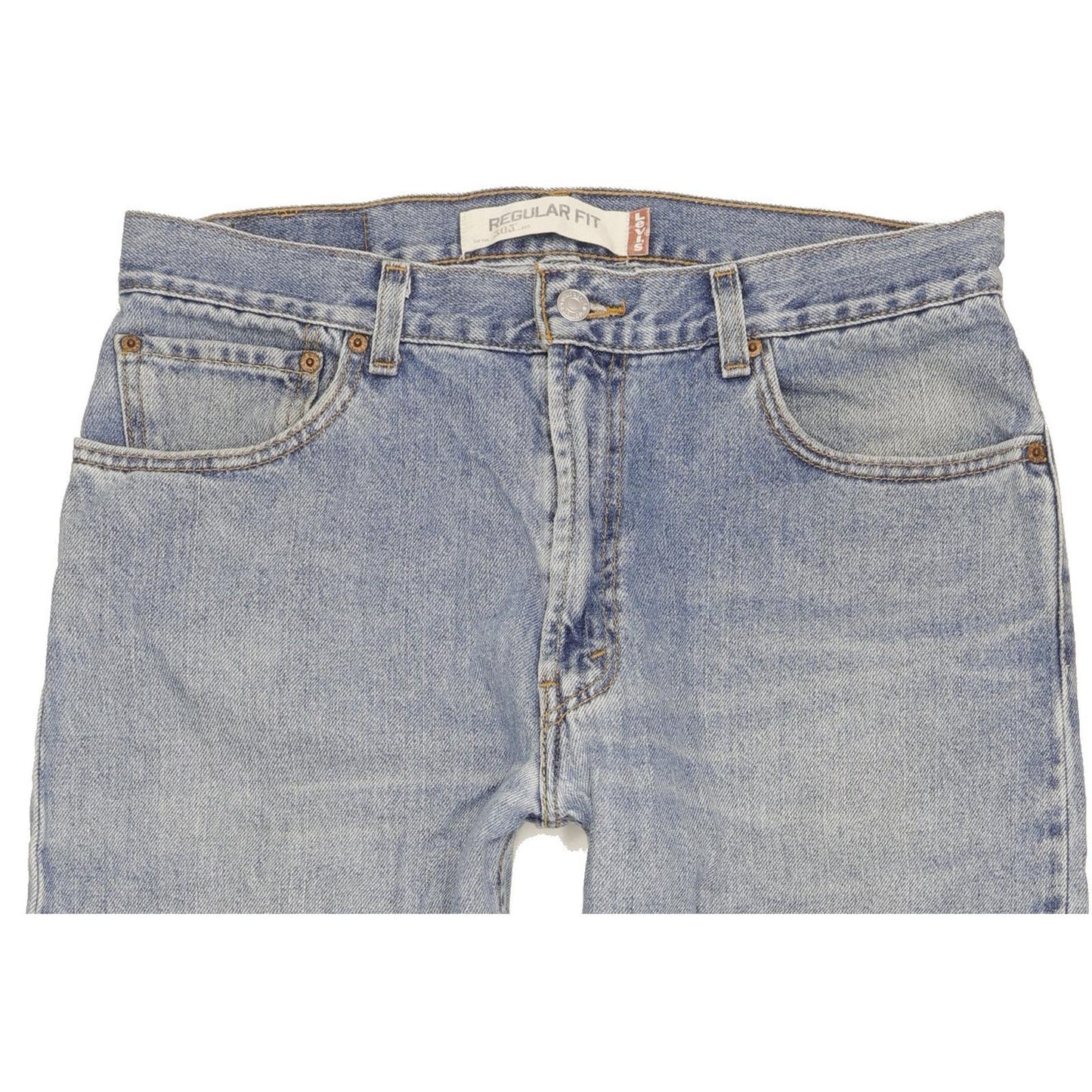 Levi's 505 Men Blue Straight Regular Jeans W36 L29