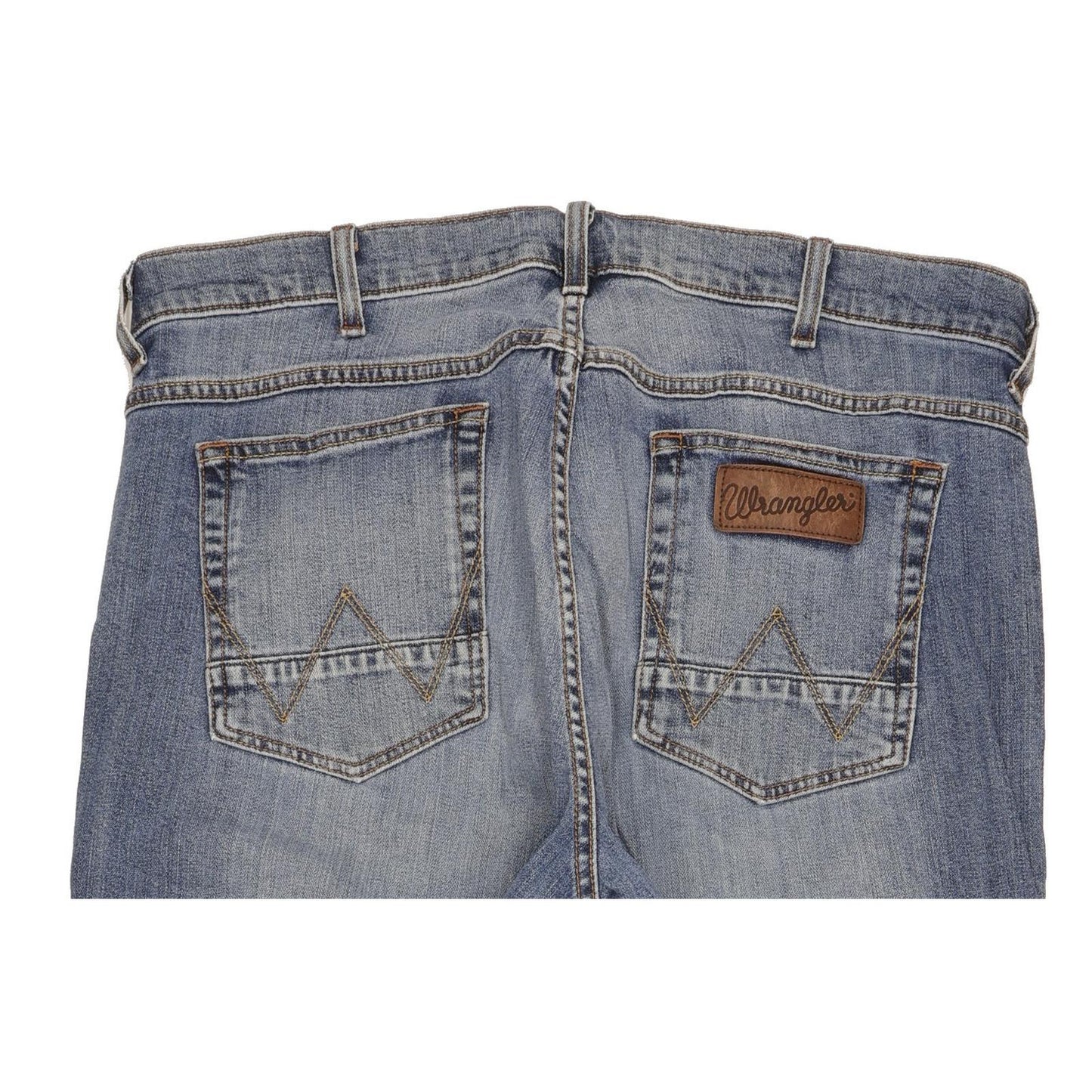 Wrangler Greensboro Men Blue Straight Regular Stretch Jeans W36 L30