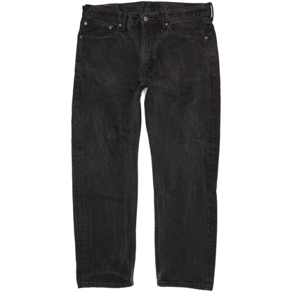 Levi's 505 Men Black Straight Regular Jeans W36 L30
