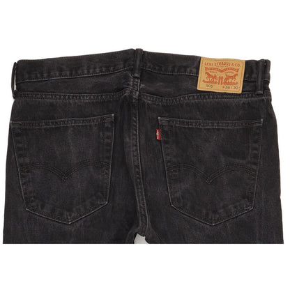 Levi's 505 Men Black Straight Regular Jeans W36 L30