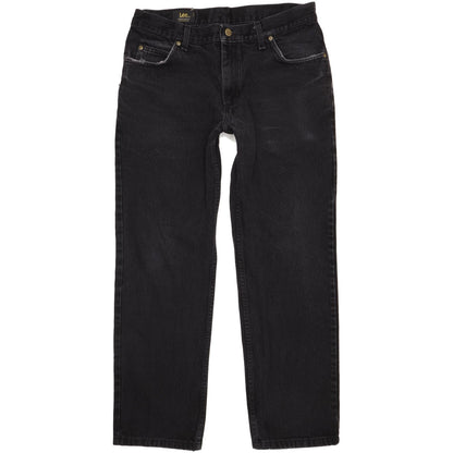 Lee Brooklyn Men Black Straight Regular Jeans W36 L31
