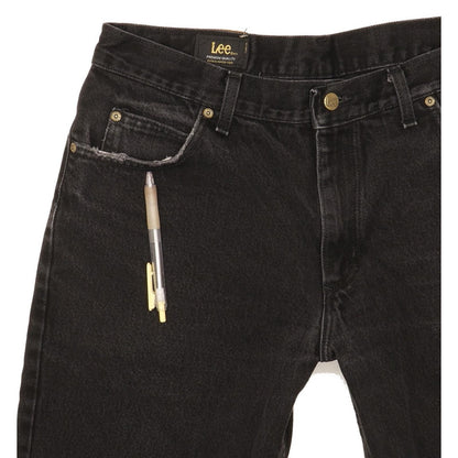 Lee Brooklyn Men Black Straight Regular Jeans W36 L31