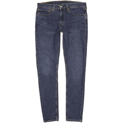 Levi's 512 Lo-Ball Men Blue Tapered Slim Jeans W34 L33 (106181)