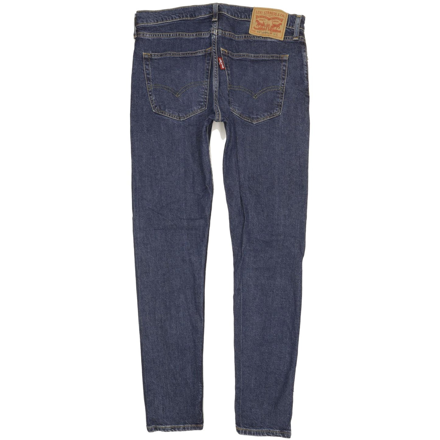 Levi's 512 Lo-Ball Men Blue Tapered Slim Jeans W34 L33 (106181)