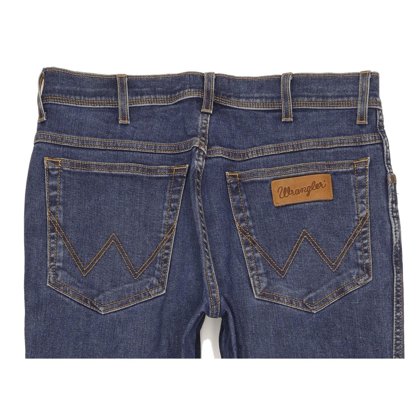 Wrangler Texas Men Blue Straight Regular Stretch Jeans W33 L31 (106182)