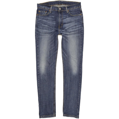 Levi's 510 Men Blue Skinny Slim Stretch Jeans W33 L33 (106183)