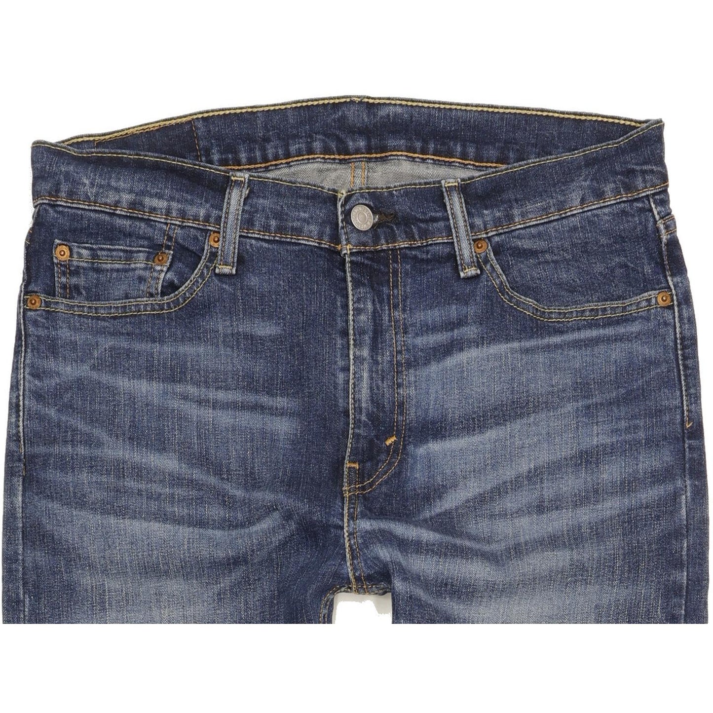 Levi's 510 Men Blue Skinny Slim Stretch Jeans W33 L33 (106183)