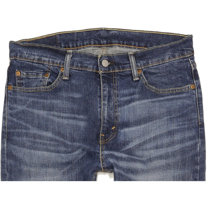 Levi's 510 Men Blue Skinny Slim Stretch Jeans W33 L33 (106183)