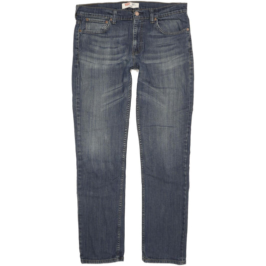 Levi's 511 Men Blue Straight Slim Stretch Jeans W34 L33 (106184)