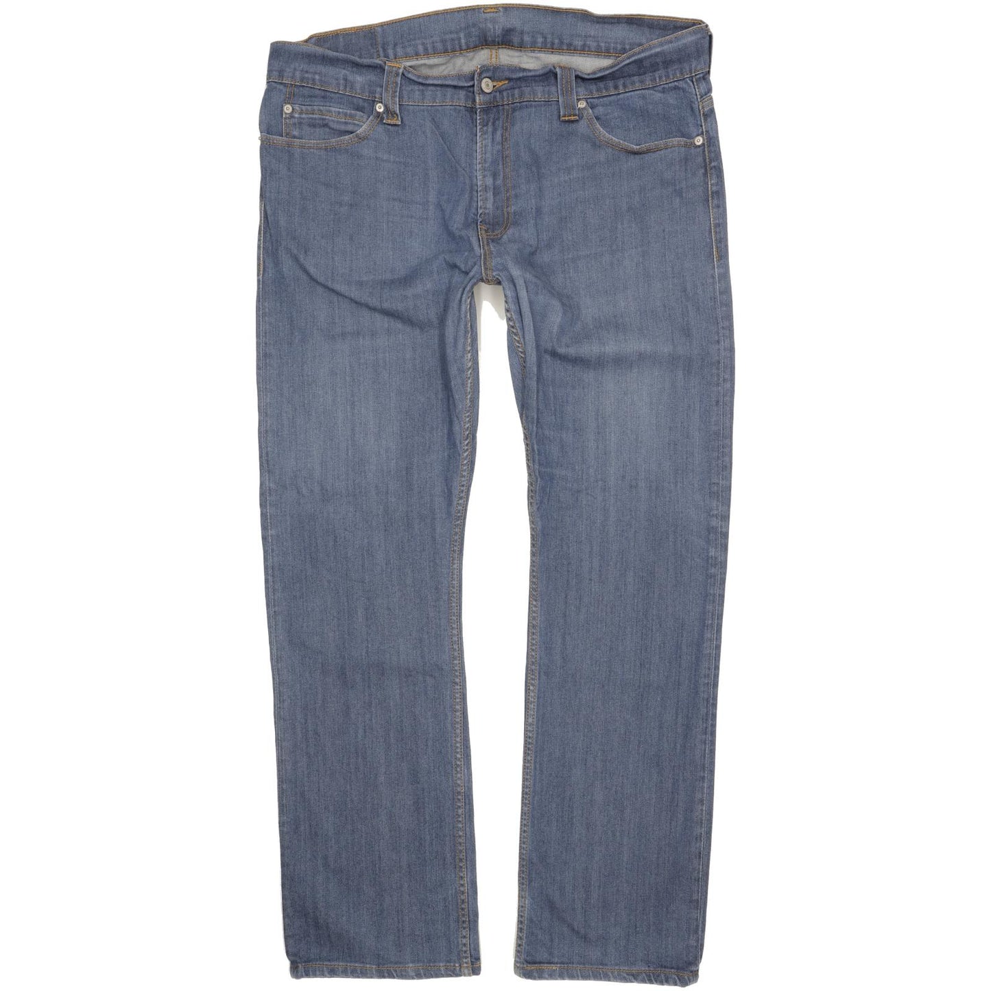 Levi's 506 Men Blue Straight Regular Stretch Jeans W40 L33 (106186)