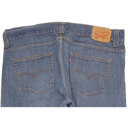Levi's 506 Men Blue Straight Regular Stretch Jeans W40 L33 (106186)