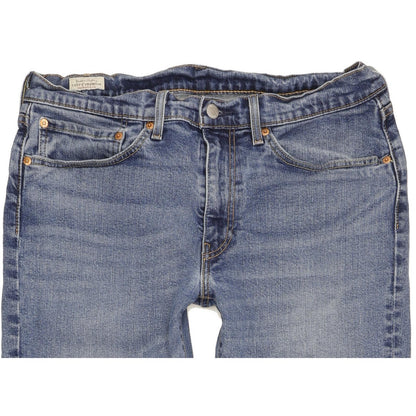 Levi's 514 Men Blue Straight Slim Stretch Jeans W34 L31 (106187)