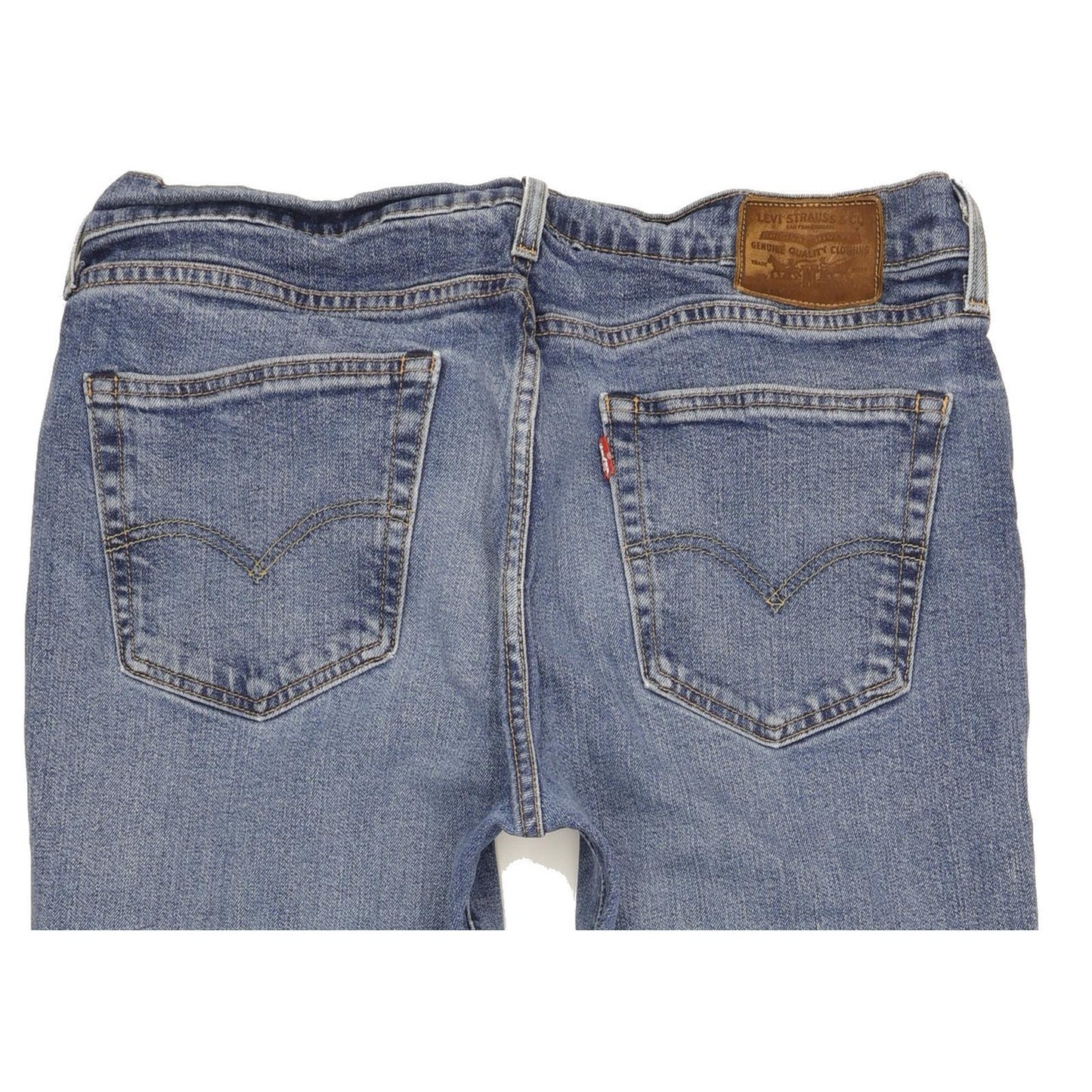 Levi's 514 Men Blue Straight Slim Stretch Jeans W34 L31 (106187)