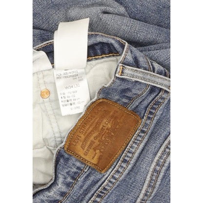 Levi's 514 Men Blue Straight Slim Stretch Jeans W34 L31 (106187)