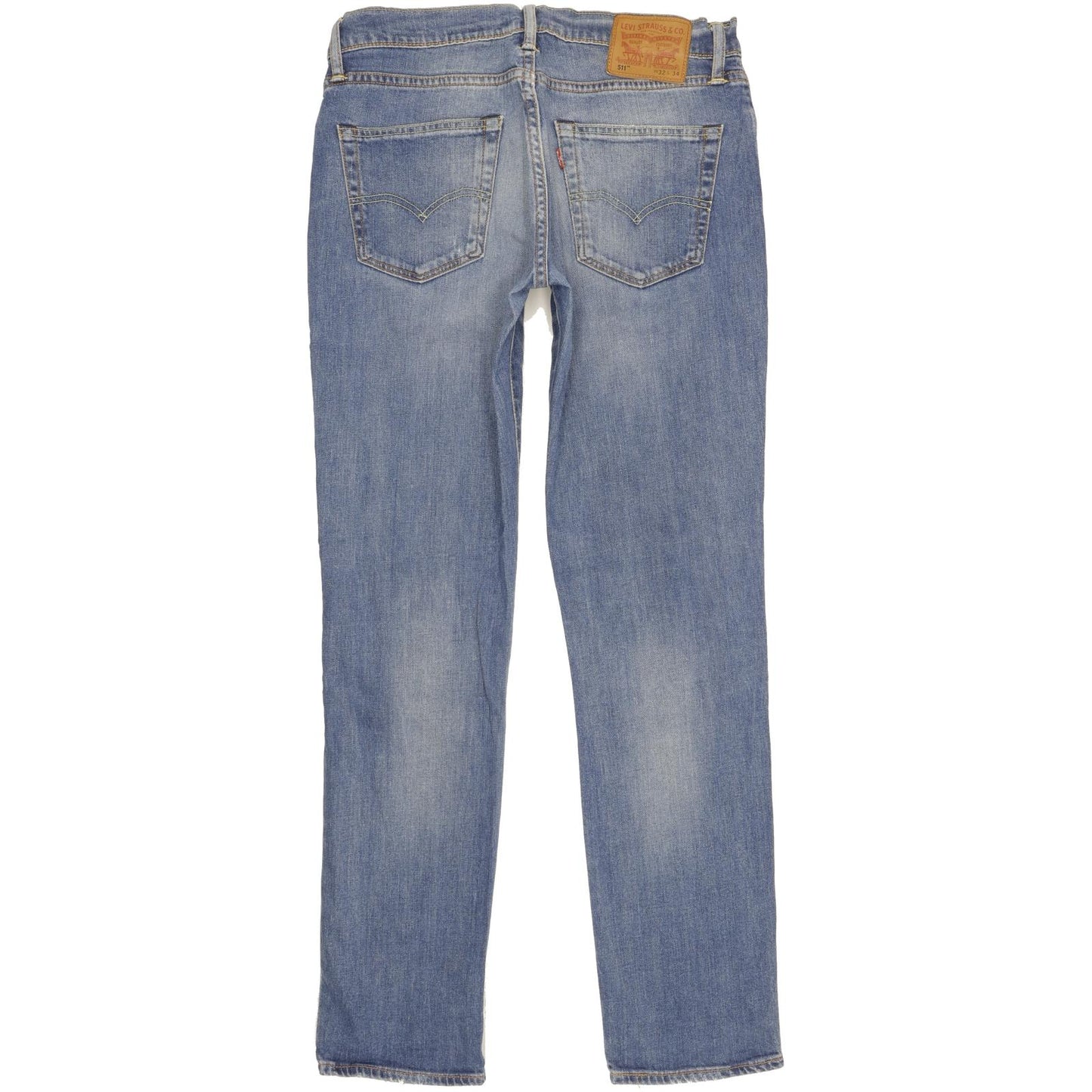 Levi's 511 Men Blue Straight Slim Stretch Jeans W32 L33 (106189)