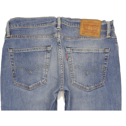 Levi's 511 Men Blue Straight Slim Stretch Jeans W32 L33 (106189)
