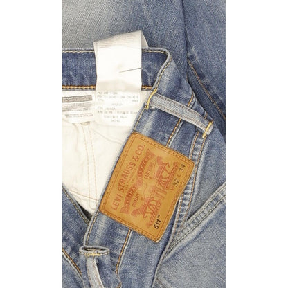 Levi's 511 Men Blue Straight Slim Stretch Jeans W32 L33 (106189)
