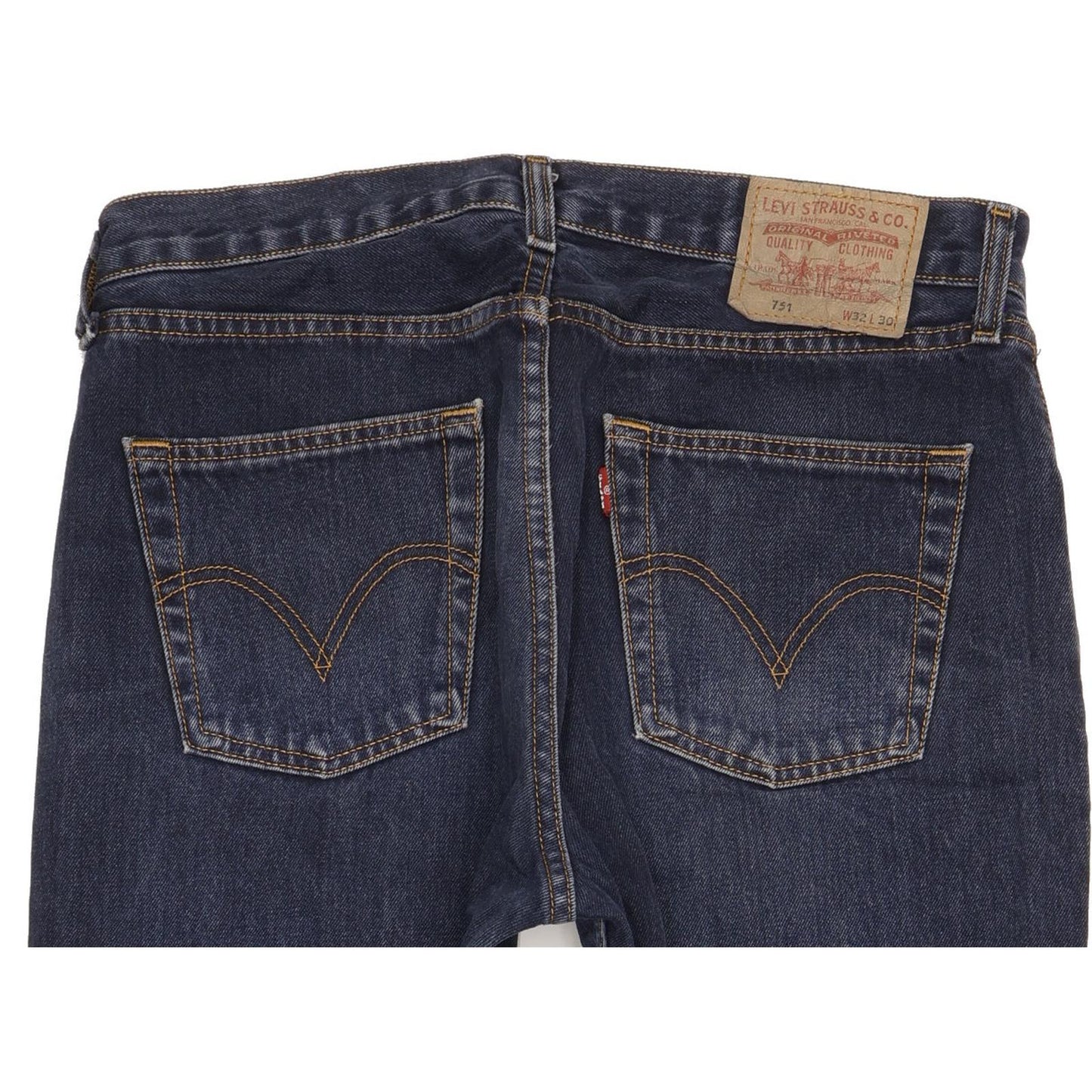 Levi's 751 Men Blue Straight Regular Jeans W32 L30 (106192)