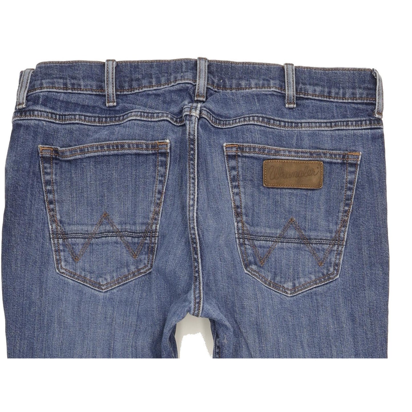 Wrangler Men Blue Bootcut Regular Stretch Jeans W34 L28 (106193)